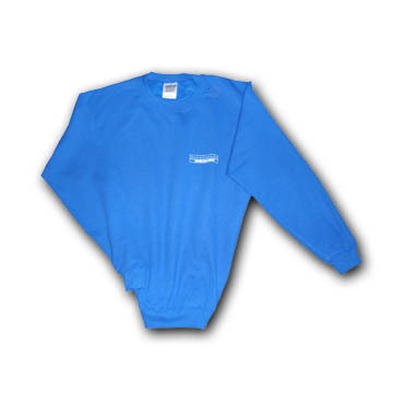 Sweat-shirt bleu avec logo de l'Association