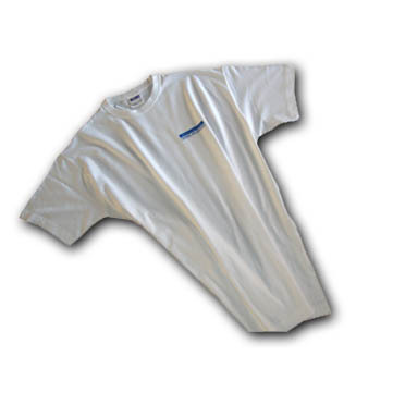 T-shirt blanc avec logo de l'Association